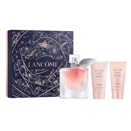 Set Lancome: La Vie Est Belle, Eau De Parfum, For Women, 50 ml + La Vie Est Belle, Hydrating, Body Lotion, 50 ml + La Vie Est Belle, Cleansing, Shower Gel, All Over The Body, For All Skin Types, 50 ml - Feel You