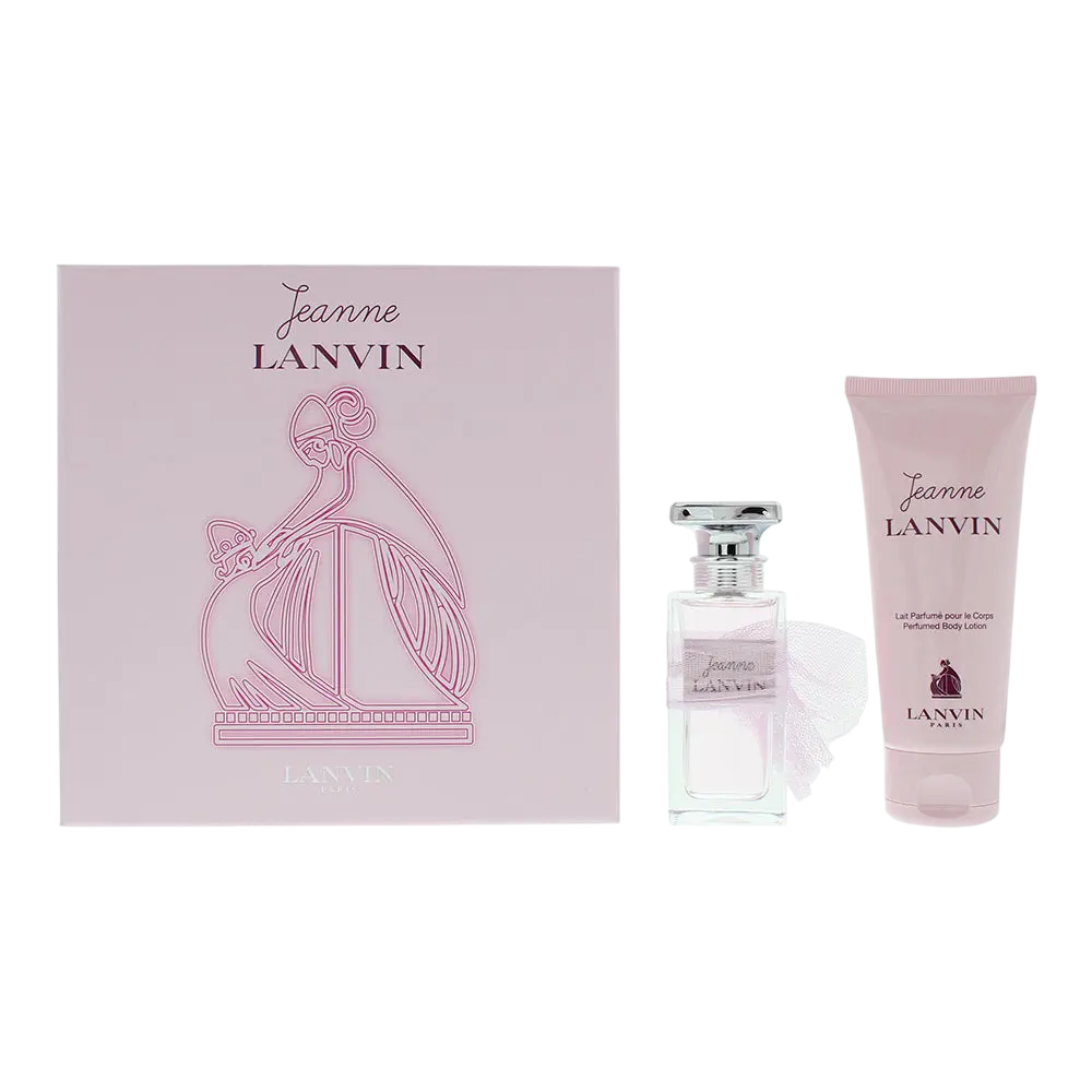 Set Lanvin: Jeanne, Eau De Parfum, For Women, 50 ml + Jeanne, Hydrating, Body Lotion, 100 ml - Feel You