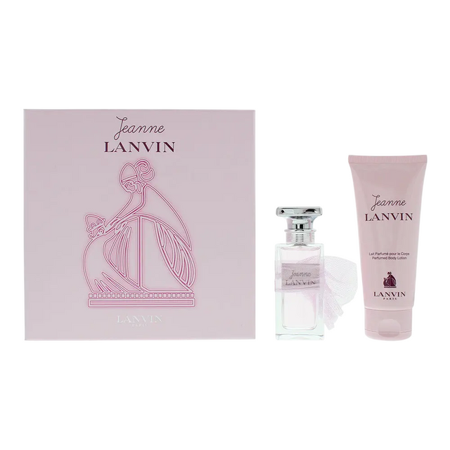Set Lanvin: Jeanne, Eau De Parfum, For Women, 50 ml + Jeanne, Hydrating, Body Lotion, 100 ml - Feel You
