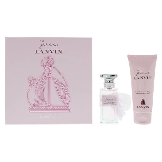 Set Lanvin: Jeanne Lanvin, Eau De Parfum, For Women, 50 ml + Jeanne Lanvin, Perfumed skin, Body Lotion, 100 ml - Feel You
