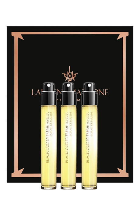 Set, Laurent Mazzone, Black Oud Extreme Amber, Extrait De Parfum, Unisex, 3 pcs, 15 ml - Feel You