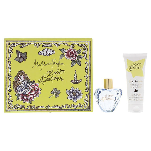 Set Lolita Lempicka: Mon Premier Parfum, Eau De Parfum, For Women, 50 ml + Mon Premier Parfum, Moisturizing, Body Milk, 75 ml - Feel You