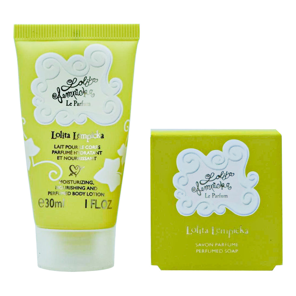 Set Lolita Lempicka:  Mon Premier Parfum, Moisturizing, Body Milk, 30 ml +  Mon Premier Parfum, Scented Soap Bar , 25 g *Miniature - Feel You