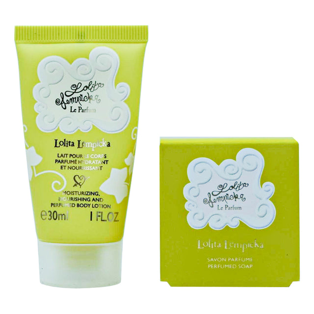 Set Lolita Lempicka:  Mon Premier Parfum, Moisturizing, Body Milk, 30 ml +  Mon Premier Parfum, Scented Soap Bar , 25 g *Miniature - Feel You