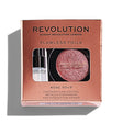 Set Makeup Revolution: Flawless Foils, Vegan, Eyeshadow Primer, 2 ml + Flawless Foils, Vegan, Eyeshadow Palette, Rose Gold, 2 g - Feel You