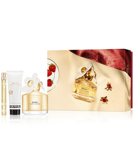 Set Marc Jacobs: Daisy, Eau De Toilette, For Women, 100 ml + Daisy, Eau De Toilette, For Women, 10 ml *Miniature + Daisy, Hydrating, Body Lotion, 75 ml - Feel You