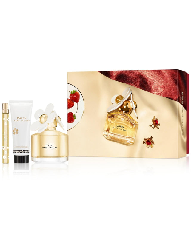 Set Marc Jacobs: Daisy, Eau De Toilette, For Women, 100 ml + Daisy, Eau De Toilette, For Women, 10 ml *Miniature + Daisy, Hydrating, Body Lotion, 75 ml - Feel You