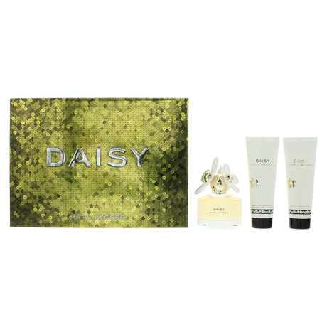 Set Marc Jacobs: Daisy, Eau De Toilette, For Women, 50 ml + Daisy, Hydrating, Body Lotion, 75 ml + Daisy, Shower Gel, All Skin Types, 75 ml - Feel You