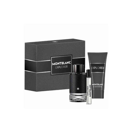 Set Montblanc: Explorer, Eau De Parfum, For Men, 100 ml + Explorer, Eau De Parfum, For Men, 15 ml + Explorer, Shower Gel, For All Skin Types, 100 ml - Feel You