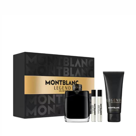 Set Montblanc: Legend, Eau De Parfum, For Men, 100 ml + Legend, Eau De Parfum, For Men, 2 pcs, 7.5 ml + Legend, Cleansing, Shower Gel, All Over The Body, All Skin Types, 100 ml - Feel You