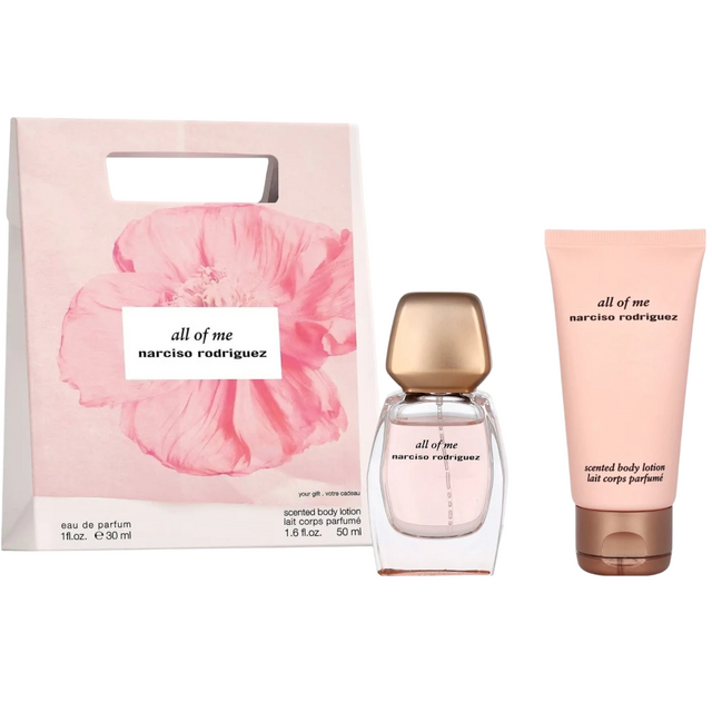 Set Narciso Rodriguez: All Of Me, Eau De Parfum, For Women, 30 ml + All Of Me, Hydrating, Body Lotion, 50 ml - Feel You