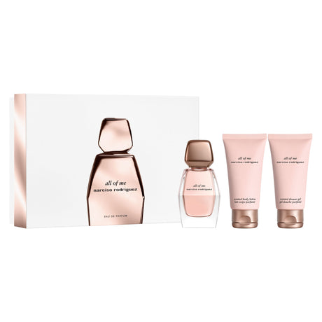 Set Narciso Rodriguez: All Of Me, Eau De Parfum, For Women, 50 ml + All Of Me, Hydrating, Body Lotion, 50 ml + All Of Me, Hydrating, Shower Gel, All Skin Types, 50 ml - Feel You