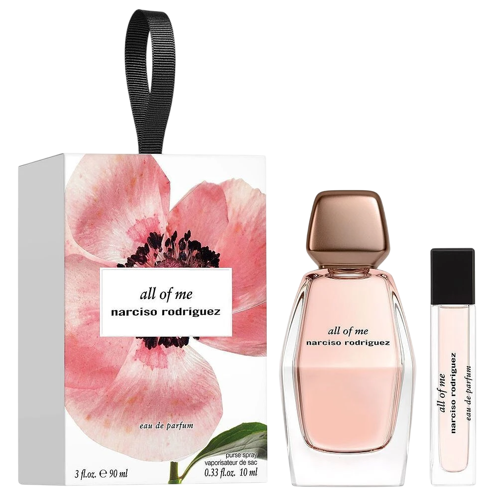 Set Narciso Rodriguez: All Of Me, Eau De Parfum, For Women, 90 ml + All Of Me, Eau De Parfum, For Women, 10 ml - Feel You