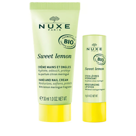 Set Nuxe: Sweet Lemon, Moisturizing, Hand Cream, 30 ml + Sweet Lemon, Lip Balm, 4 g - Feel You