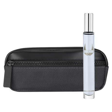 Set Paco Rabanne: Invictus, Eau De Toilette, For Men, 10 ml *Miniature + Invictus, Travel, Pouch, Black - Feel You