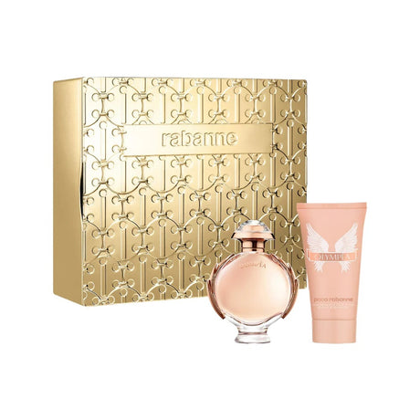Set Paco Rabanne: Olympea, Eau De Parfum, For Women, 50 ml + Olympea, Hydrating, Body Lotion, 75 ml - Feel You