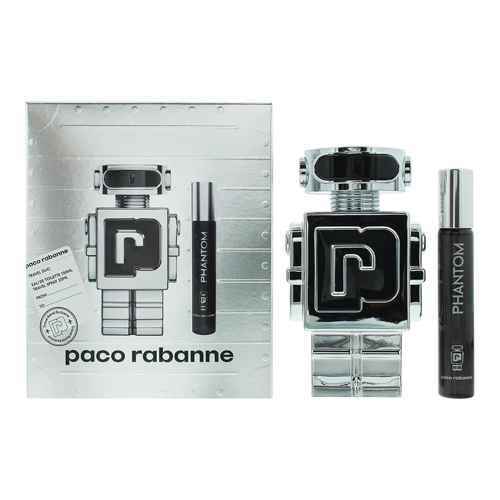 Set Paco Rabanne: Phantom, Eau De Toilette, For Men, 100 ml + Phantom, Eau De Toilette, For Men, 10 ml - Feel You