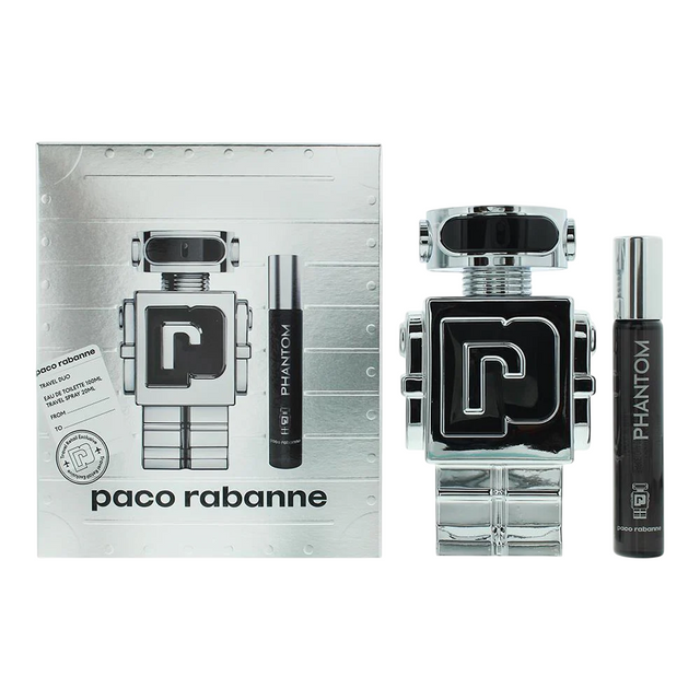 Set Paco Rabanne: Phantom, Eau De Toilette, For Men, 100 ml + Phantom, Eau De Toilette, For Men, 10 ml - Feel You