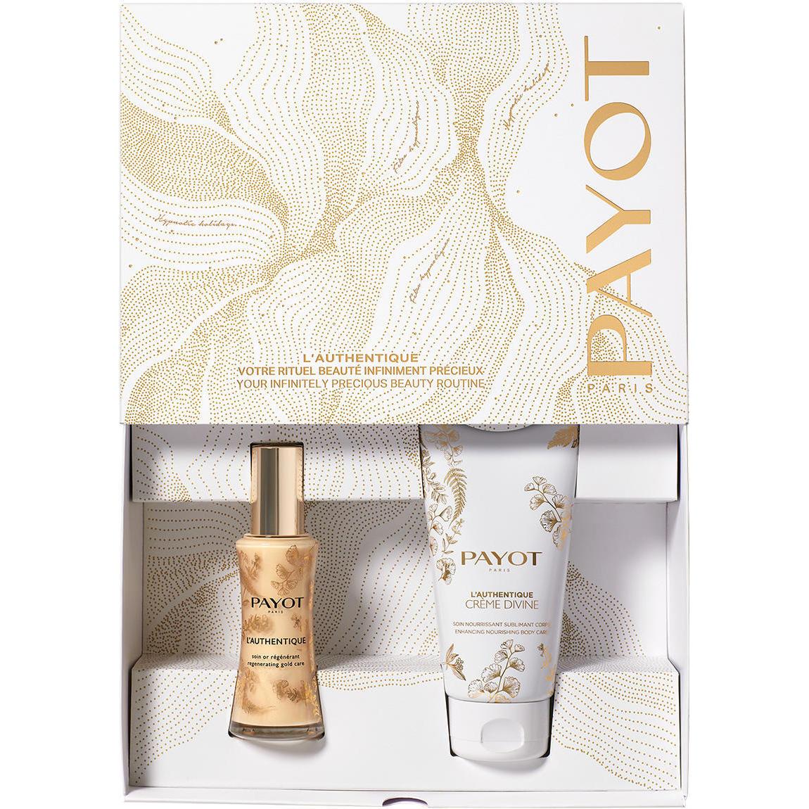 Set Payot: L'Authentique, Gold Micro-Particles, Regenerating, Cream, For Face, 50 ml + L'Authentique, Nourishing, Body Cream, 150 ml - Feel You