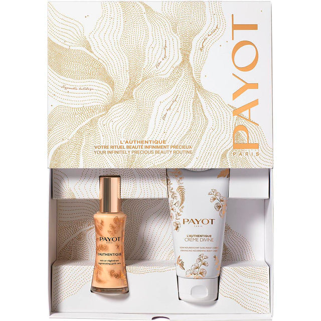 Set Payot: L'Authentique, Gold Micro-Particles, Regenerating, Cream, For Face, 50 ml + L'Authentique, Nourishing, Body Cream, 150 ml - Feel You