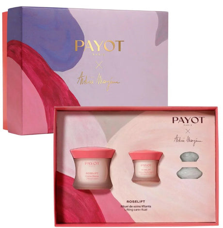Set Payot: Roselift, Lifting, Day, Cream, For Face, 50 ml + Roselift, Lifting, Day, Eye Cream, 15 ml + Gua Sha, White, Lifting, Face Massage Stone - Feel You