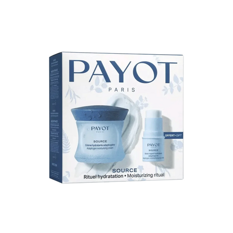 Set Payot: Source Adaptogen, Natural Ingredients, Hydrating 48H, Morning & Evening, Cream, For Face, 50 ml + Source Adaptogen, Moisturizing, Morning & Night, Stick, For Eyes, 4.5 g - Feel You