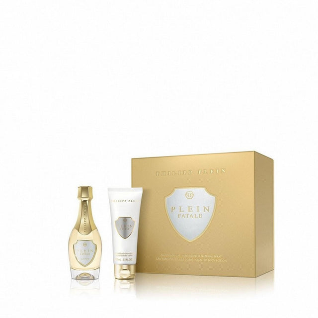 Set Philipp Plein: Plein Fatale, Eau De Parfum, For Women, 50 ml + Plein Fatale, Hydrating, Daily, Body Lotion, 75 ml - Feel You