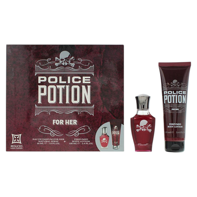 Set Police: Potion, Eau De Parfum, For Women, 30 ml + Potion, Hydrate, Body Lotion, 100 ml - Feel You