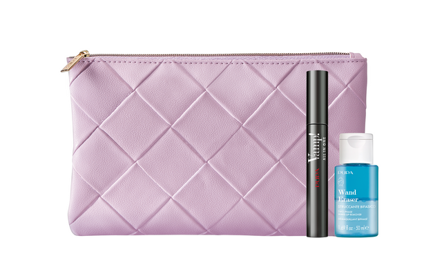 Set Pupa: Wand Eraser, Cleansing Toner, 50 ml + Vamp!, Paraben-Free, Curving, Mascara, 101, Extra Black, 9 ml - Feel You