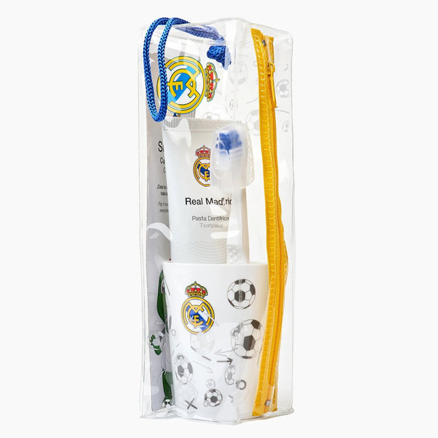 Set Real Madrid: Real Madrid, Toothbrush + Real Madrid, Toothpaste, 90 g + Real Madrid, None, None, Mugs & Cups, None, None + Real Madrid, Pouch - Feel You