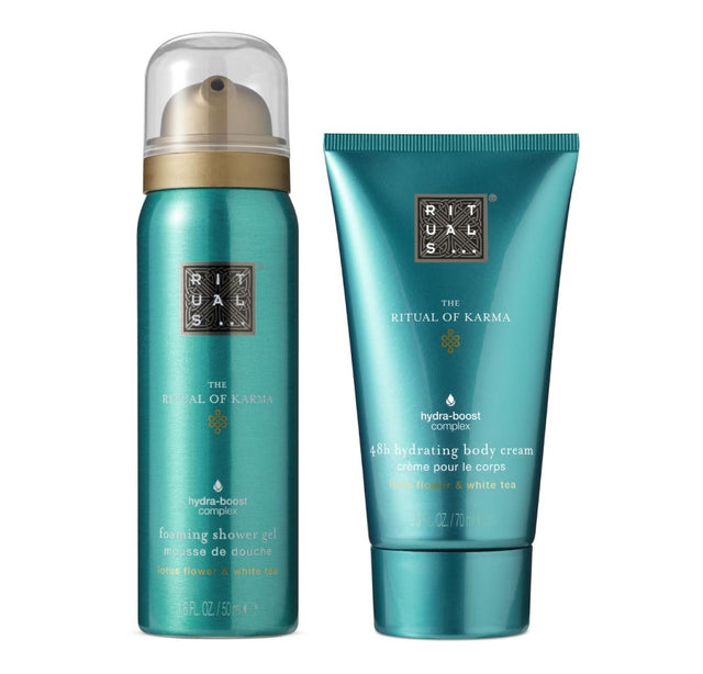 Set Rituals: The Ritual Of Karma, Hydrating, Body Cream, 70 ml + The Ritual Of Karma, Shower Mousse, 50 ml - Feel You