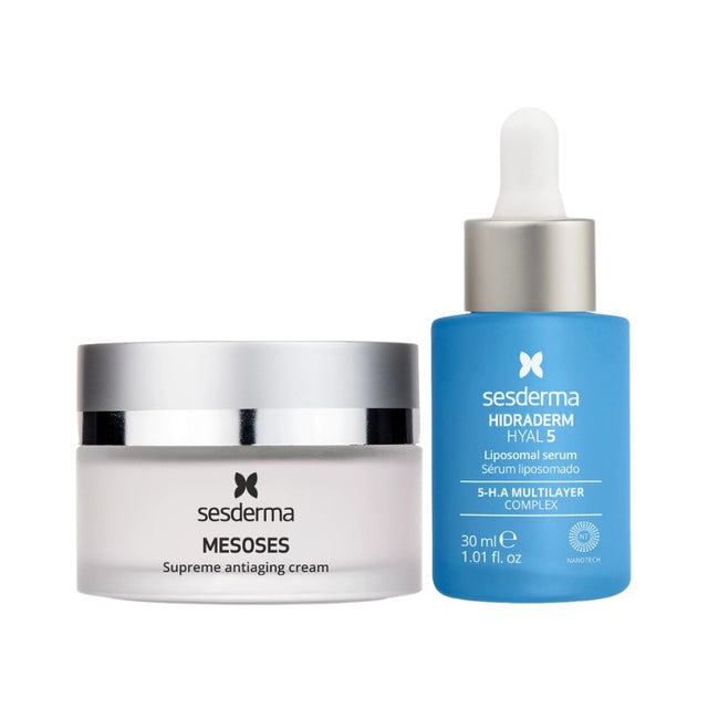 Set Sesderma: Mesoses, Anti Aging, Cream, For Face, 50 ml + Hydraderm Hyal 5, Ultra Hydrating, Serum, For Face, 30 ml - Feel You