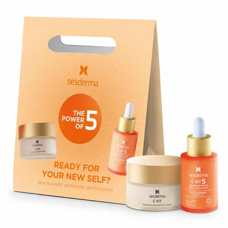 Set Sesderma: Vitamin C, Antioxidant, Cream, For Face, 50 ml + Vitamin C, Antioxidant, Serum, For Face, 30 ml - Feel You