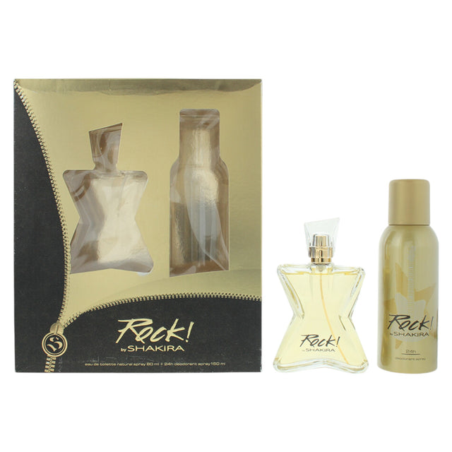 Set Shakira: We Rock, Eau De Toilette, For Women, 80 ml + We Rock, Deodorant Spray, For Women, 150 ml - Feel You