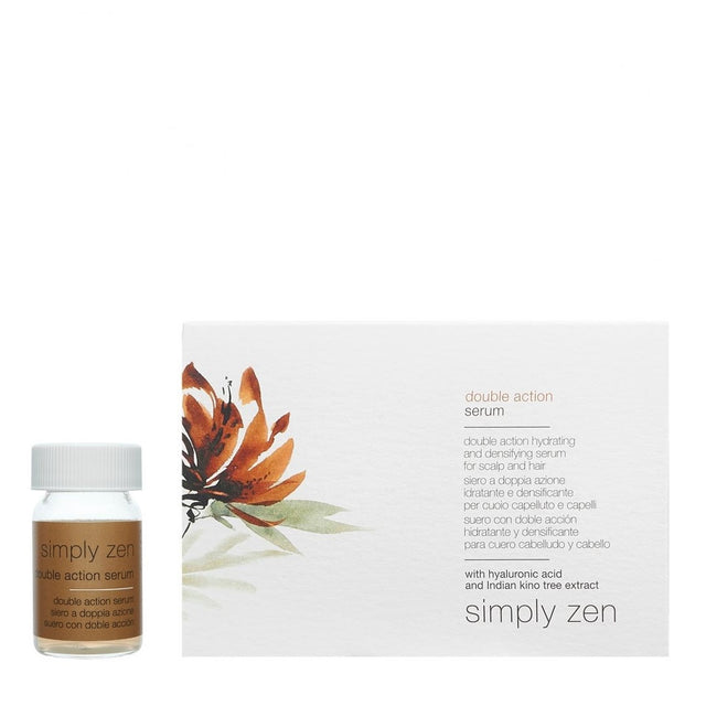 Set, Simply Zen, Double Action, Leave In Scalp Treatment Serum, For Density & Vitality, 12 pcs, 5 ml - Feel You