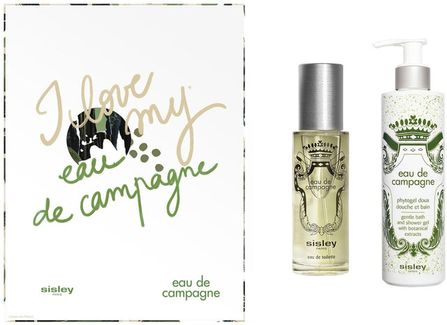 Set Sisley: Eau De Champagne, Moisturizing, Shower Gel, All Skin Types, 250 ml + Eau De Champagne, Eau De Toilette, For Women, 100 ml - Feel You