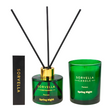 Set Sorvella: Spring Night, Floral & Woody, Scented Candle, 170 g + Spring Night, Stick, Aroma Reed Diffuser, 120 ml - Feel You