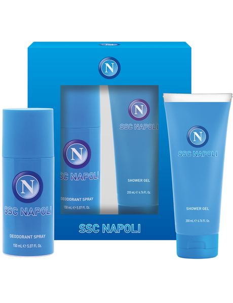 Set Ssc Napoli: Napoli, Cleansing, Shower Gel, For All Skin Types, 200 ml + Napoli, Anti-Perspirant, Deodorant Spray, For Men, 100 ml - Feel You