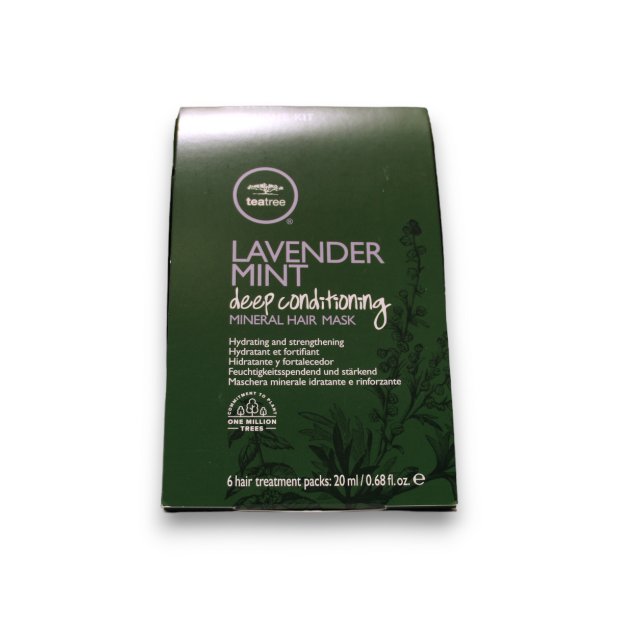 Set, Tea Tree by Paul Mitchell, Lavender Mint Deep Conditioning, Paraben-Free, Hair Treatment Cream Mask, Hydrating & Strengthening, 6 pcs, 20 ml - Feel You