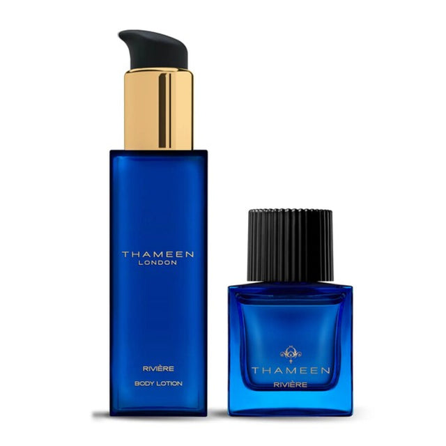 Set Thameen London: Riviere, Extrait De Parfum, Unisex, 50 ml + Riviere, Body Lotion, Body, 100 ml - Feel You