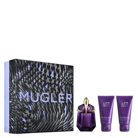 Set Thierry Mugler: Alien, Eau De Parfum, For Women, 30 ml + Alien, Shower Gel, All Skin Types, 50 ml + Alien, Hydrating, Body Lotion, 50 ml - Feel You