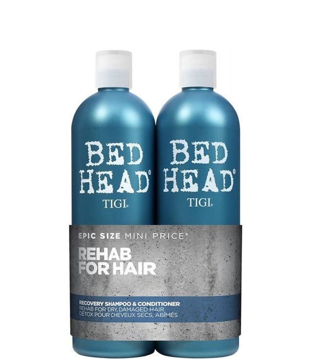Set Tigi: Bed Head Recovery, Hair Conditioner, For Repairing, 750 ml + Bed Head Recovery, Hair Shampoo, For Repairing, 750 ml - Feel You
