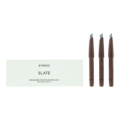 Set Trio, Byredo, All-In-One, Eyebrow Cream Pencil, 05, Slate, Refill, 3 pcs, 0.25 g - Feel You