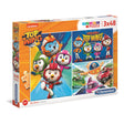 Set Trio, Clementoni, Top Wings, Puzzle, For Boys, 4+ years, 3x48 pcs - Feel You