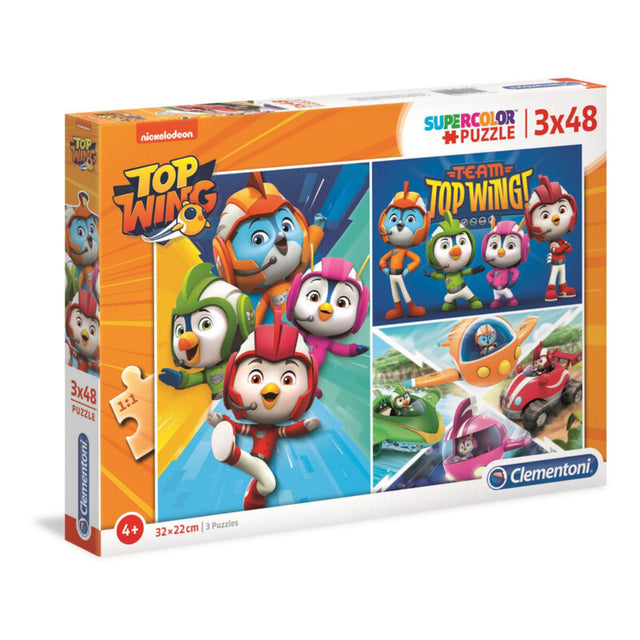 Set Trio, Clementoni, Top Wings, Puzzle, For Boys, 4+ years, 3x48 pcs - Feel You