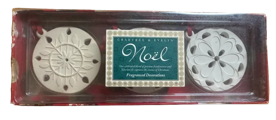Set Trio, Crabtree & Evelyn, Christmas Decoration, Room Air Freshener, 3 pcs - Feel You