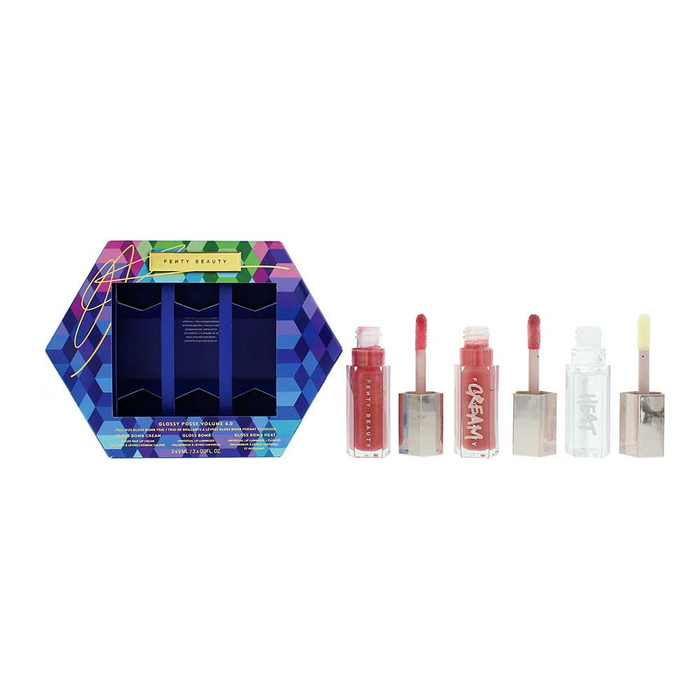 Set Trio, Fenty Beauty, Gloss Bomb, Lip Gloss, 3 pcs, 9 ml - Feel You