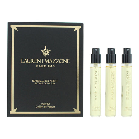 Set Trio, Laurent Mazzone, Sensual & Decadent, Extrait De Parfum, Unisex, 3 pcs, 15 ml - Feel You