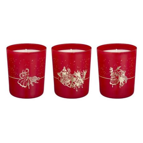 Set Trio, Parfums de Marly, Festive Spiced Delight, Woody & Spicy, Scented Candle, 3 pcs, 75 g - Feel You