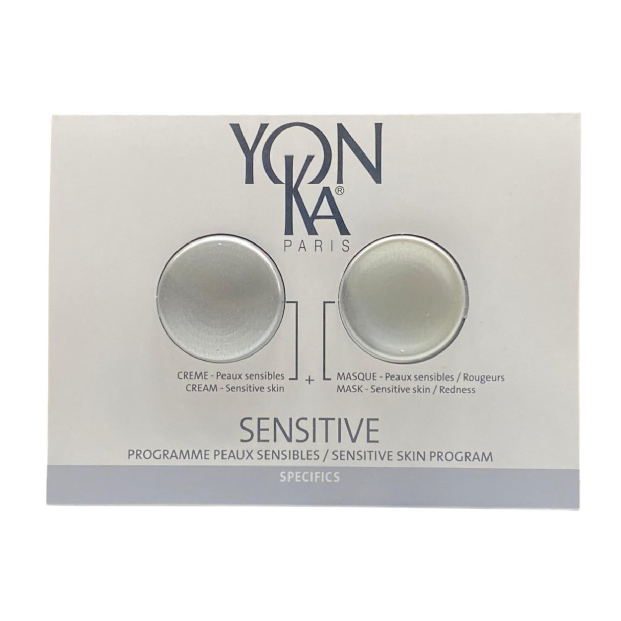 Set YonKa: Sensitive Specifics, Cream Mask, For Face, 2 ml *Sample + Sensitive Specifics, Cream, For Face, 1 ml *Sample - Feel You